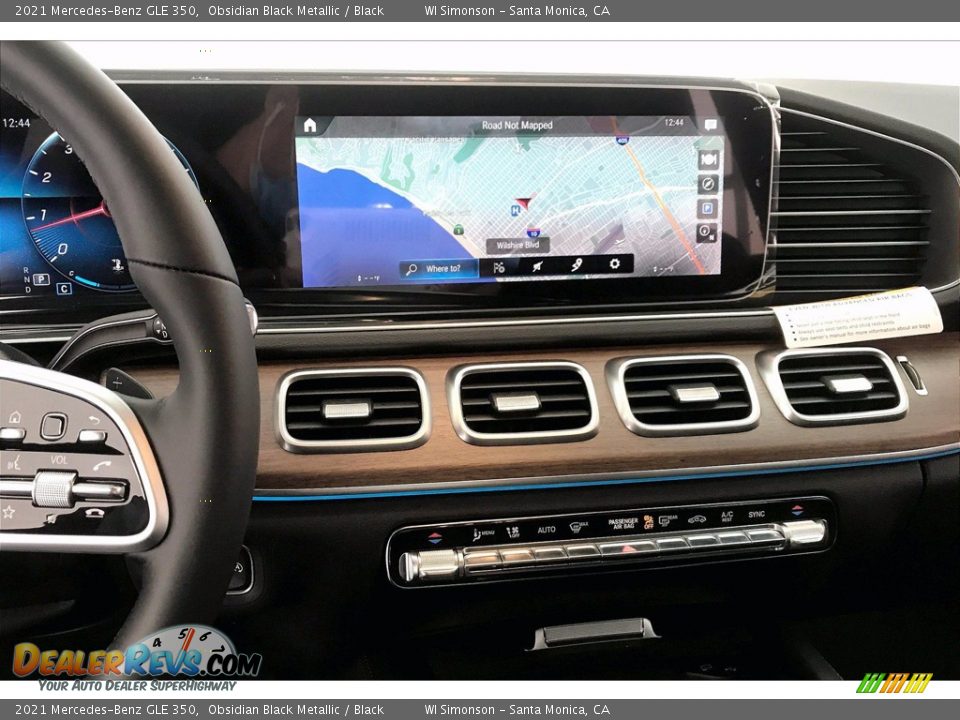 2021 Mercedes-Benz GLE 350 Obsidian Black Metallic / Black Photo #6