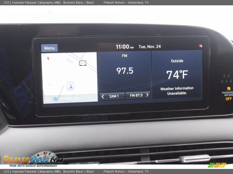 2021 Hyundai Palisade Calligraphy AWD Becketts Black / Black Photo #15