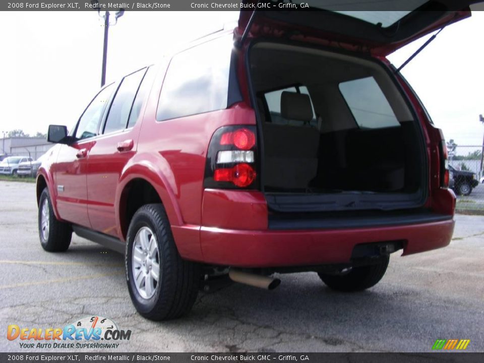 2008 Ford Explorer XLT Redfire Metallic / Black/Stone Photo #18