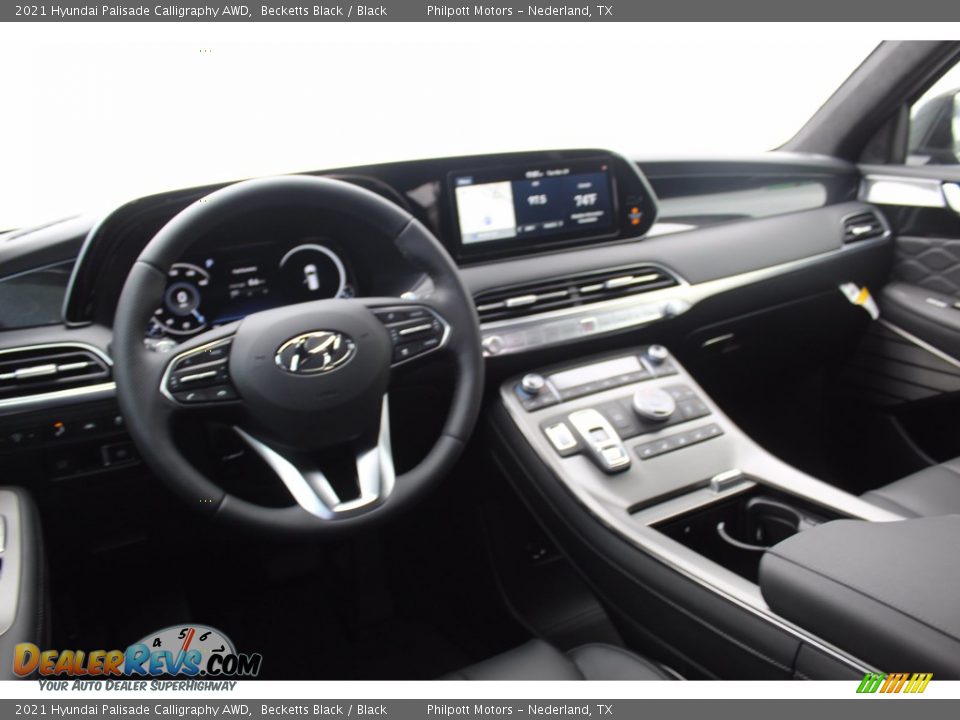 2021 Hyundai Palisade Calligraphy AWD Becketts Black / Black Photo #21