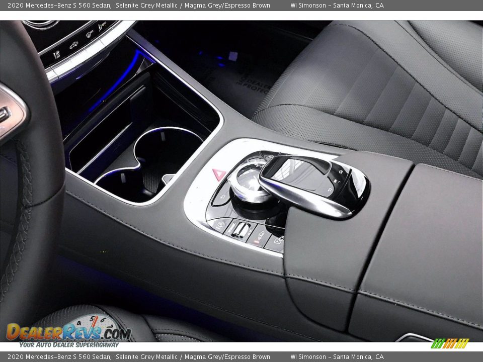 2020 Mercedes-Benz S 560 Sedan Selenite Grey Metallic / Magma Grey/Espresso Brown Photo #7