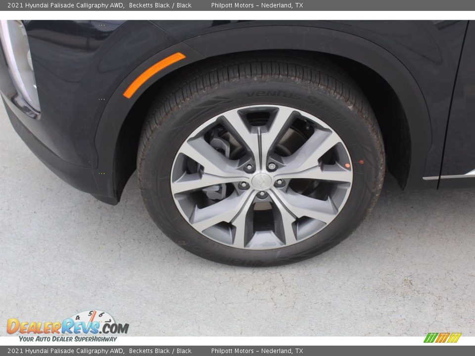 2021 Hyundai Palisade Calligraphy AWD Becketts Black / Black Photo #5