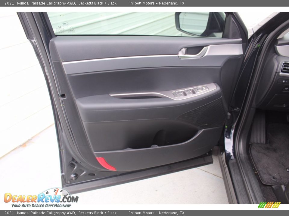 2021 Hyundai Palisade Calligraphy AWD Becketts Black / Black Photo #9