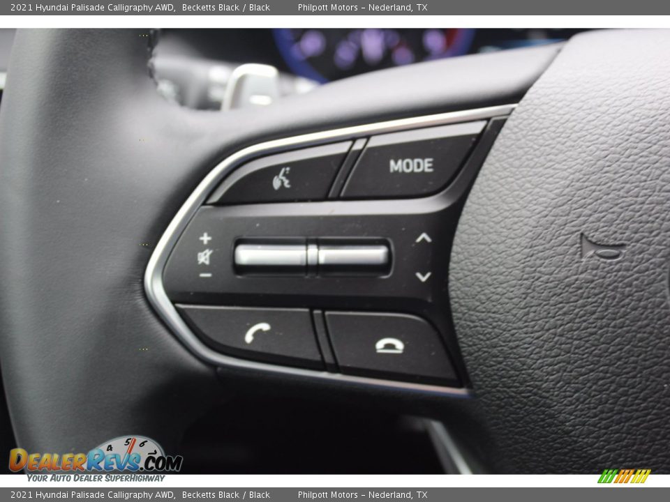 2021 Hyundai Palisade Calligraphy AWD Becketts Black / Black Photo #11