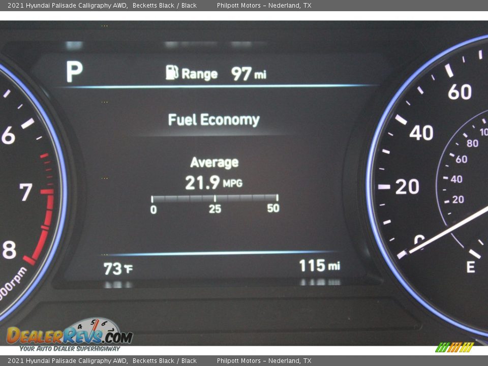 2021 Hyundai Palisade Calligraphy AWD Becketts Black / Black Photo #14