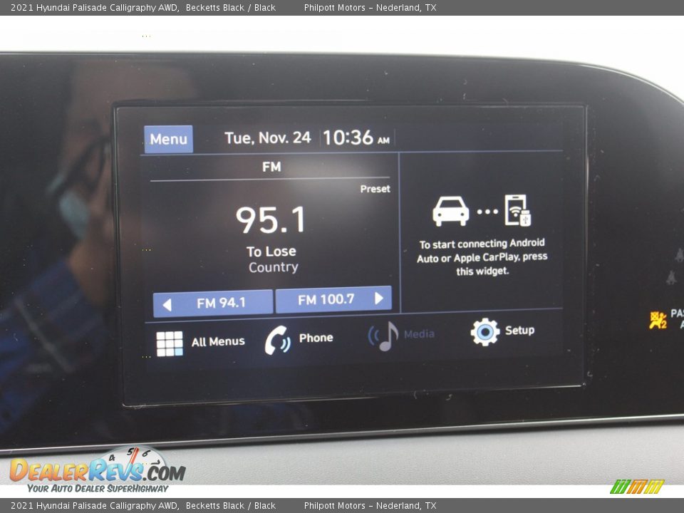 2021 Hyundai Palisade Calligraphy AWD Becketts Black / Black Photo #15