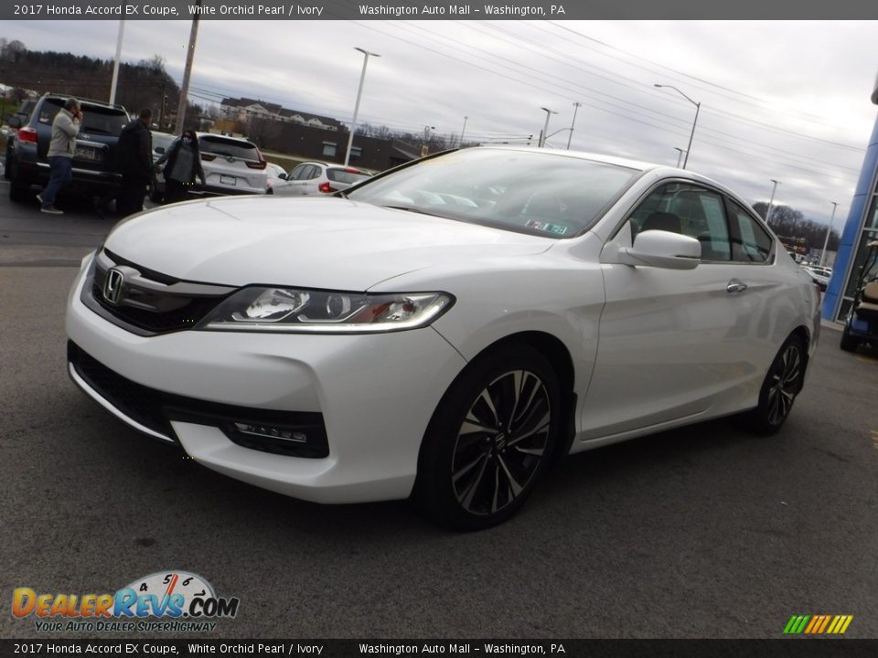 2017 Honda Accord EX Coupe White Orchid Pearl / Ivory Photo #6