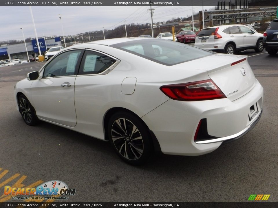 2017 Honda Accord EX Coupe White Orchid Pearl / Ivory Photo #8