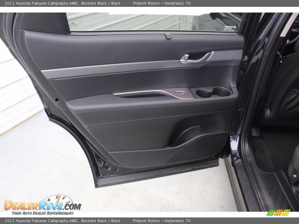 2021 Hyundai Palisade Calligraphy AWD Becketts Black / Black Photo #19