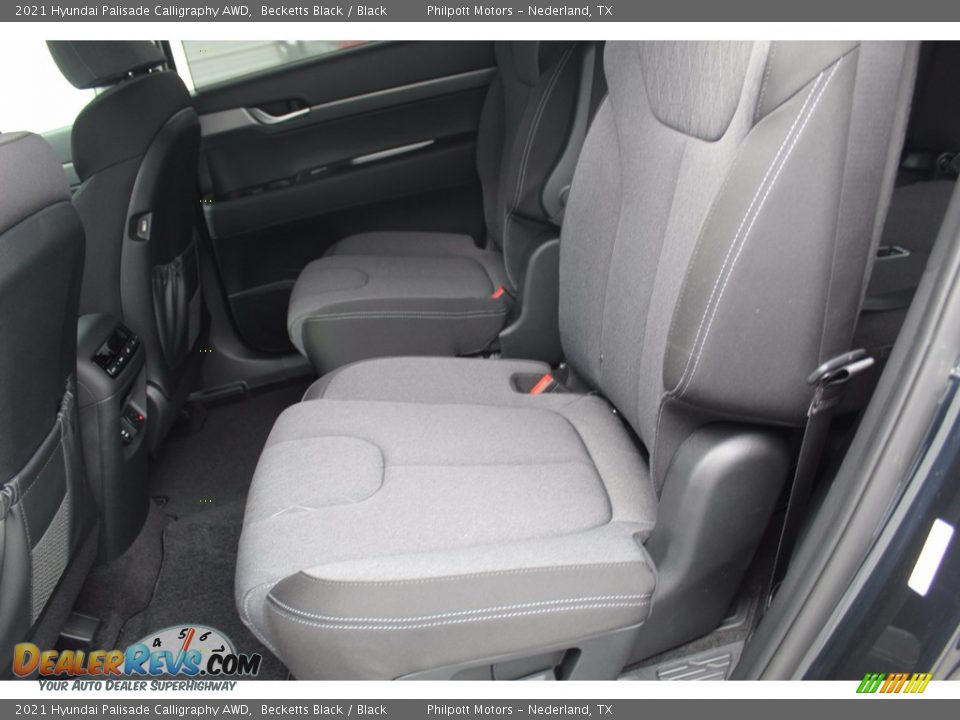 2021 Hyundai Palisade Calligraphy AWD Becketts Black / Black Photo #20