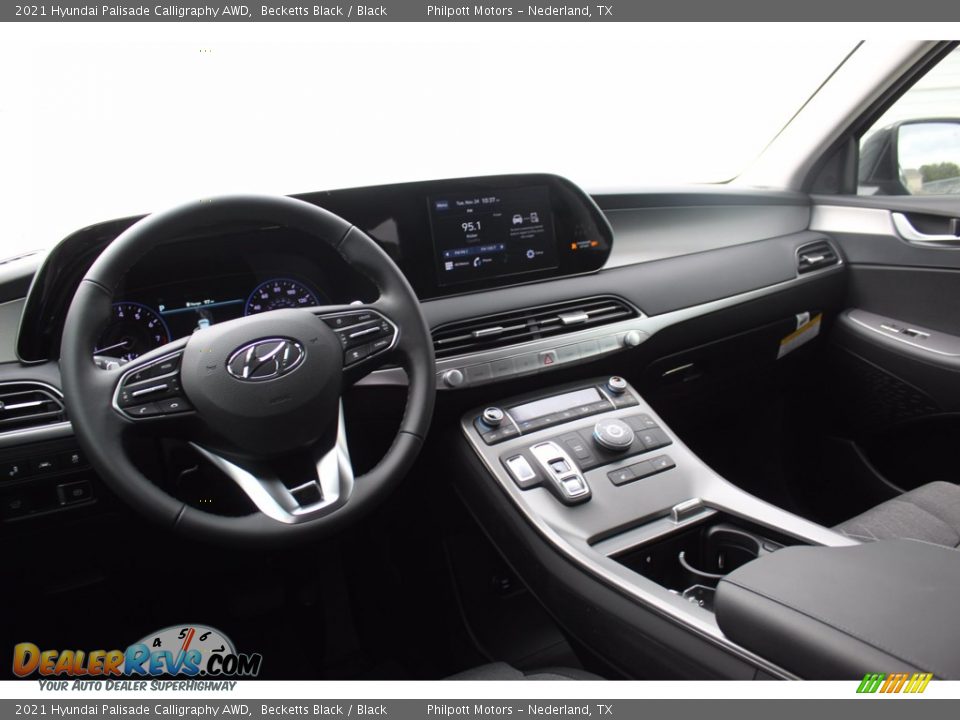 2021 Hyundai Palisade Calligraphy AWD Becketts Black / Black Photo #21