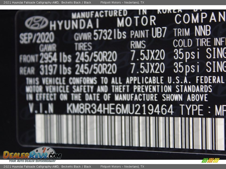 2021 Hyundai Palisade Calligraphy AWD Becketts Black / Black Photo #25