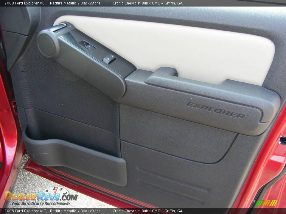 2008 Ford Explorer XLT Redfire Metallic / Black/Stone Photo #22