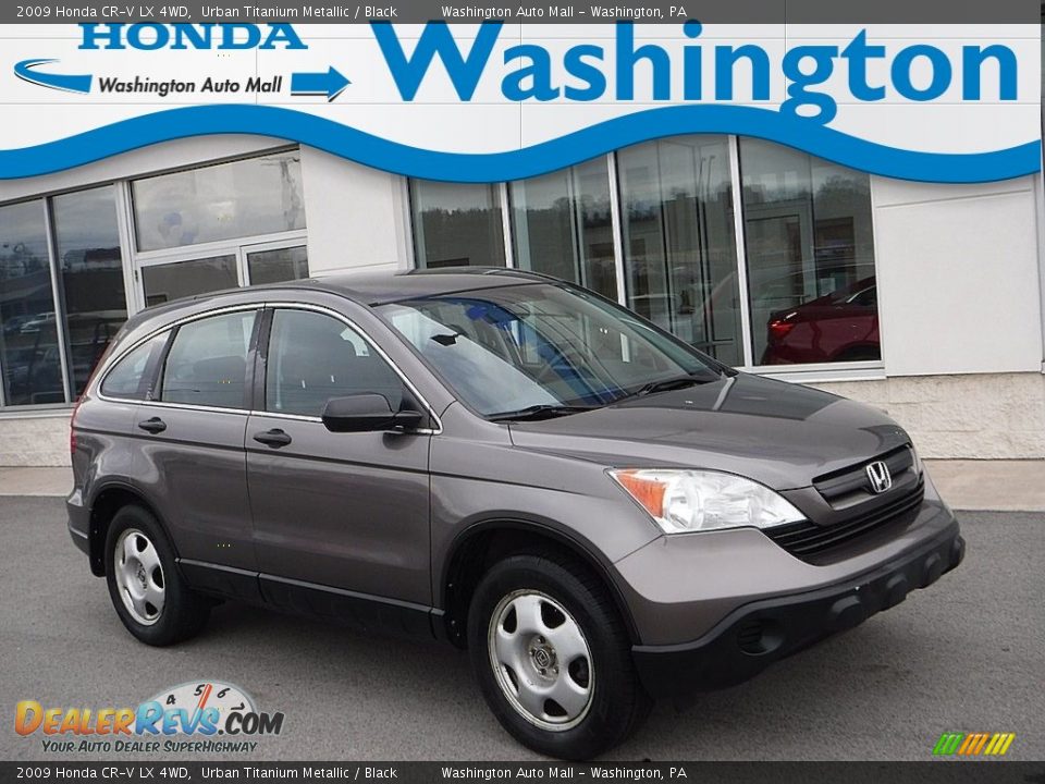 2009 Honda CR-V LX 4WD Urban Titanium Metallic / Black Photo #1