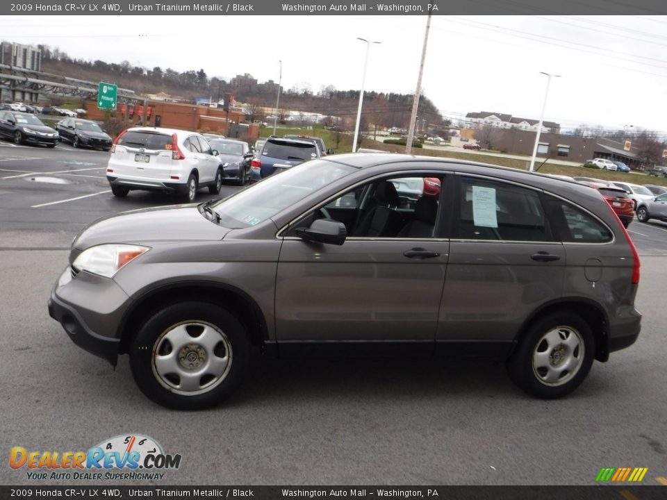 2009 Honda CR-V LX 4WD Urban Titanium Metallic / Black Photo #6