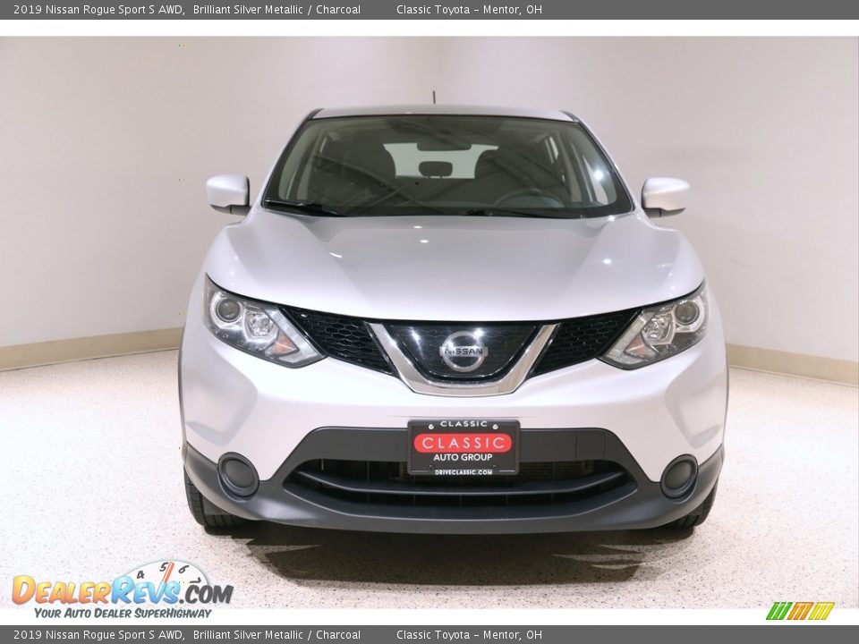 2019 Nissan Rogue Sport S AWD Brilliant Silver Metallic / Charcoal Photo #2