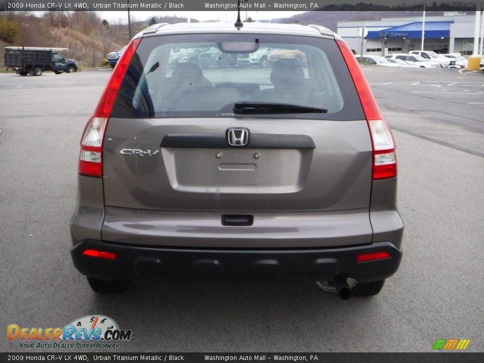 2009 Honda CR-V LX 4WD Urban Titanium Metallic / Black Photo #8