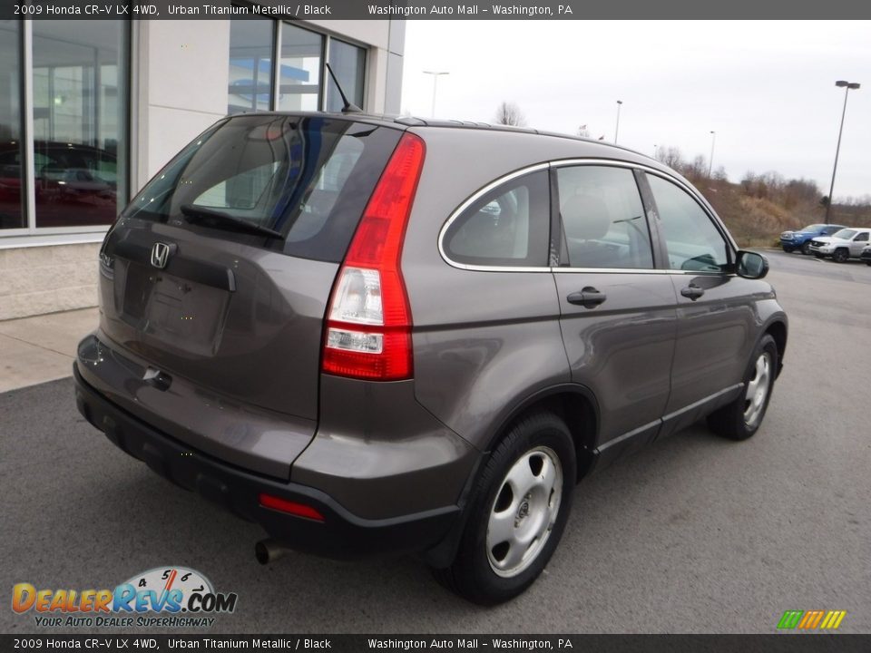 2009 Honda CR-V LX 4WD Urban Titanium Metallic / Black Photo #9