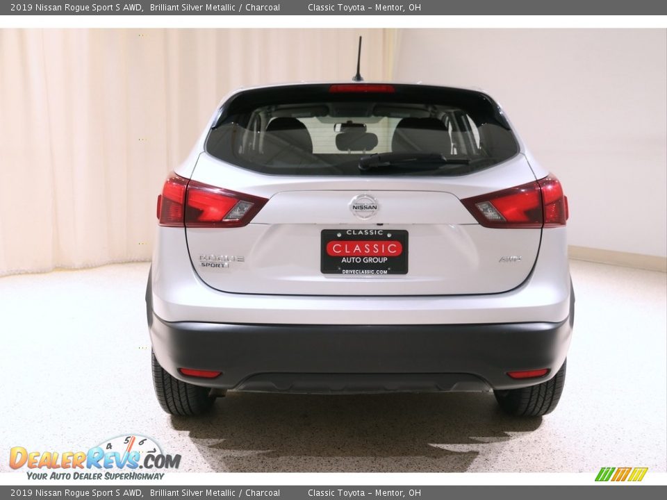 2019 Nissan Rogue Sport S AWD Brilliant Silver Metallic / Charcoal Photo #17