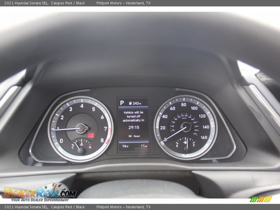 2021 Hyundai Sonata SEL Calypso Red / Black Photo #13