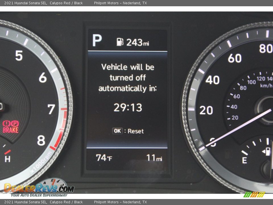 2021 Hyundai Sonata SEL Calypso Red / Black Photo #14