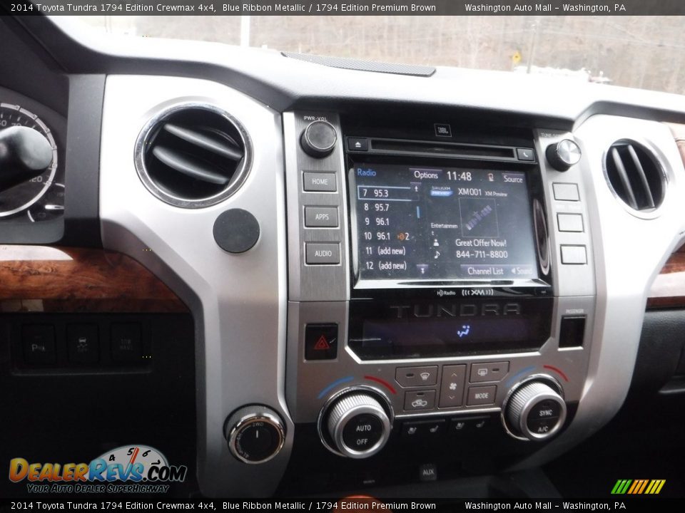 2014 Toyota Tundra 1794 Edition Crewmax 4x4 Blue Ribbon Metallic / 1794 Edition Premium Brown Photo #3