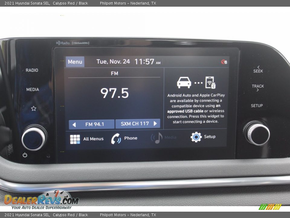 2021 Hyundai Sonata SEL Calypso Red / Black Photo #15