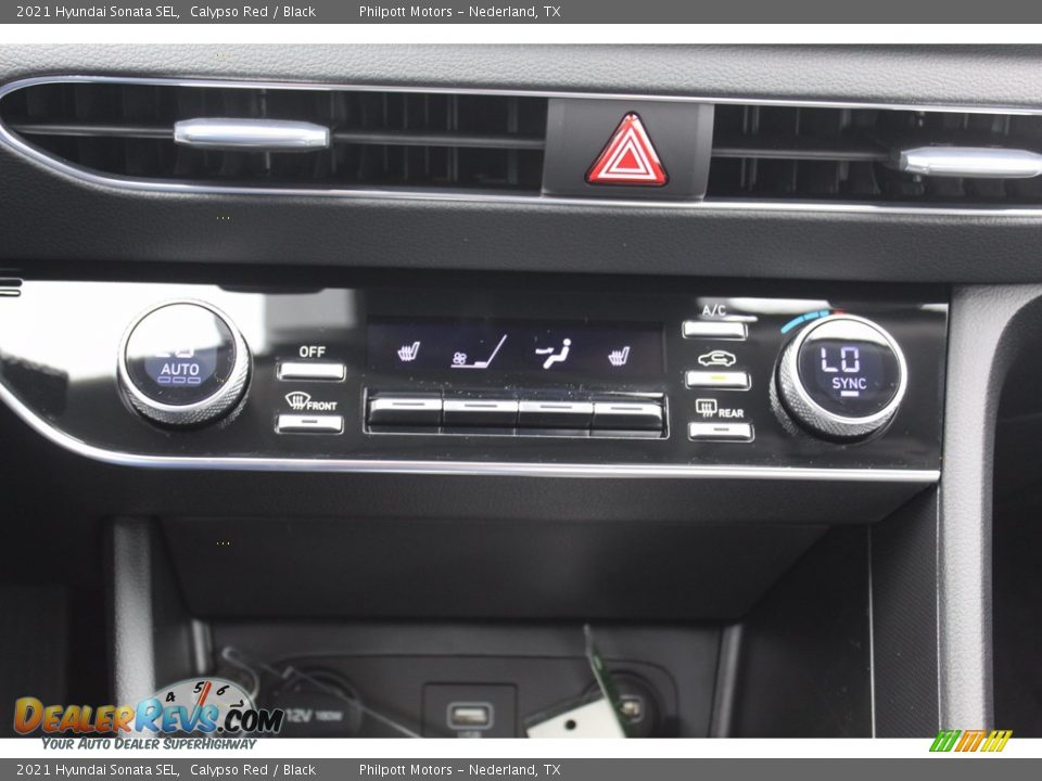 2021 Hyundai Sonata SEL Calypso Red / Black Photo #16