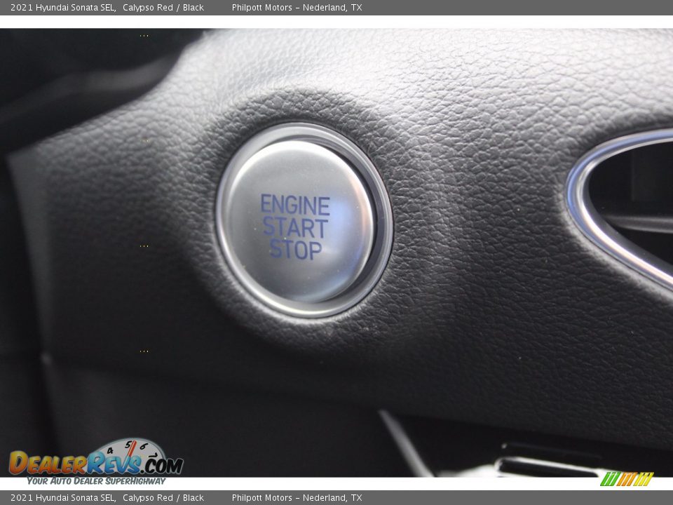 2021 Hyundai Sonata SEL Calypso Red / Black Photo #17