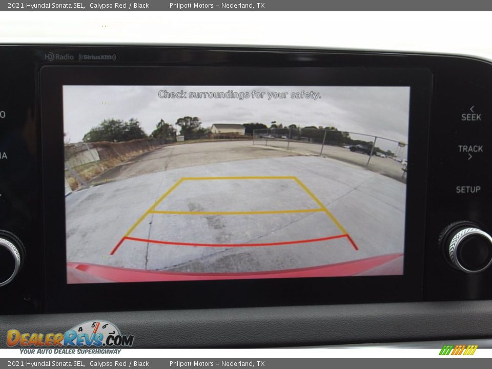 2021 Hyundai Sonata SEL Calypso Red / Black Photo #18