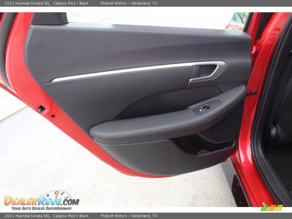 2021 Hyundai Sonata SEL Calypso Red / Black Photo #19