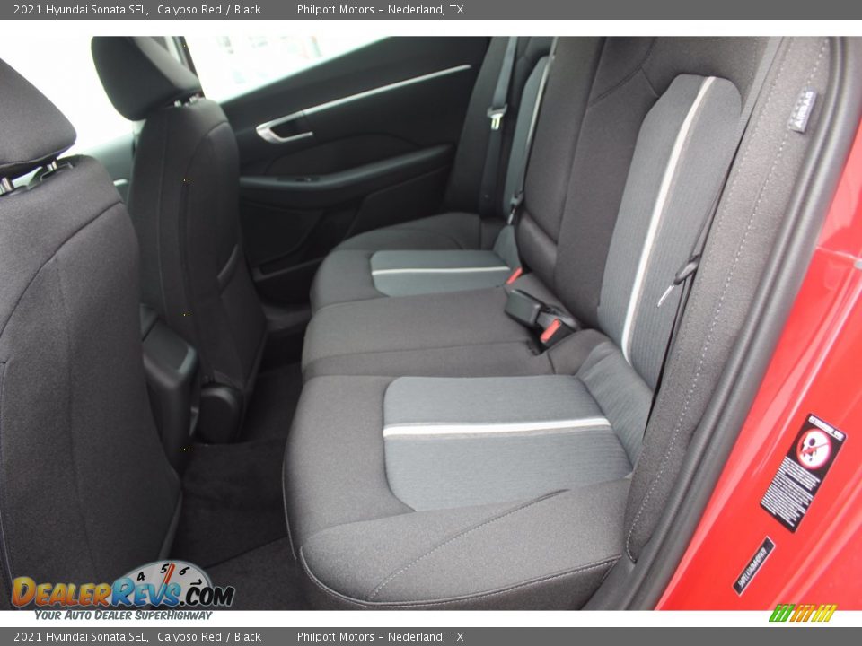 2021 Hyundai Sonata SEL Calypso Red / Black Photo #20