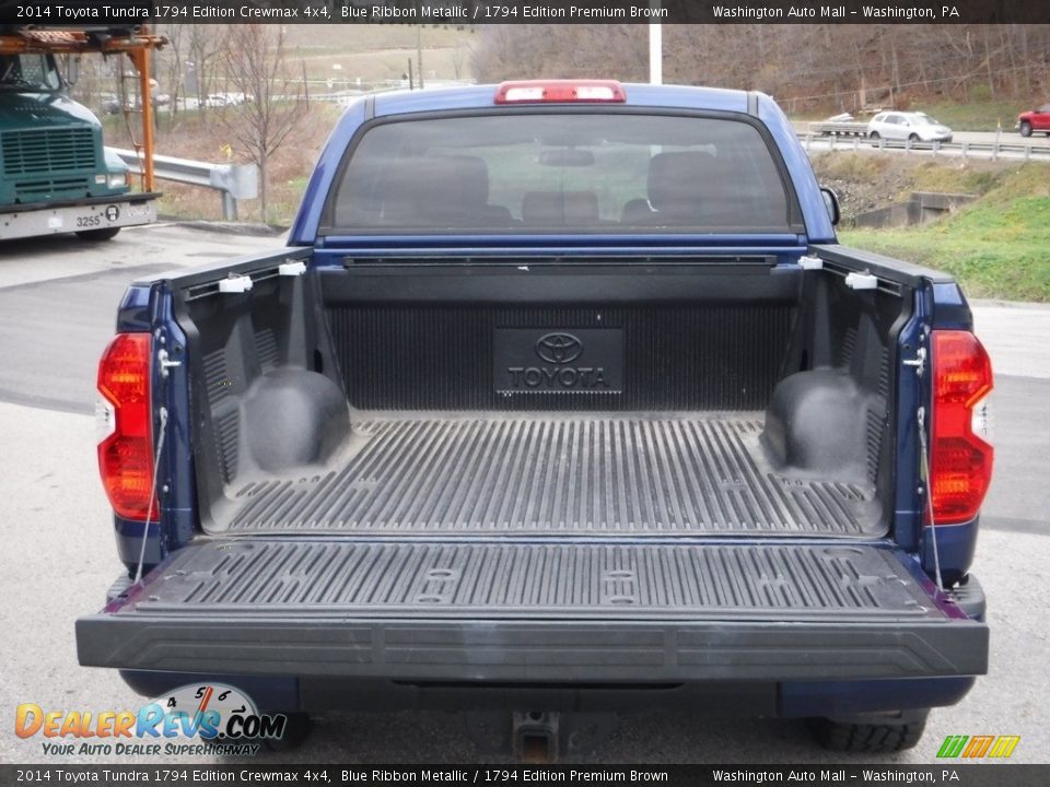 2014 Toyota Tundra 1794 Edition Crewmax 4x4 Blue Ribbon Metallic / 1794 Edition Premium Brown Photo #19