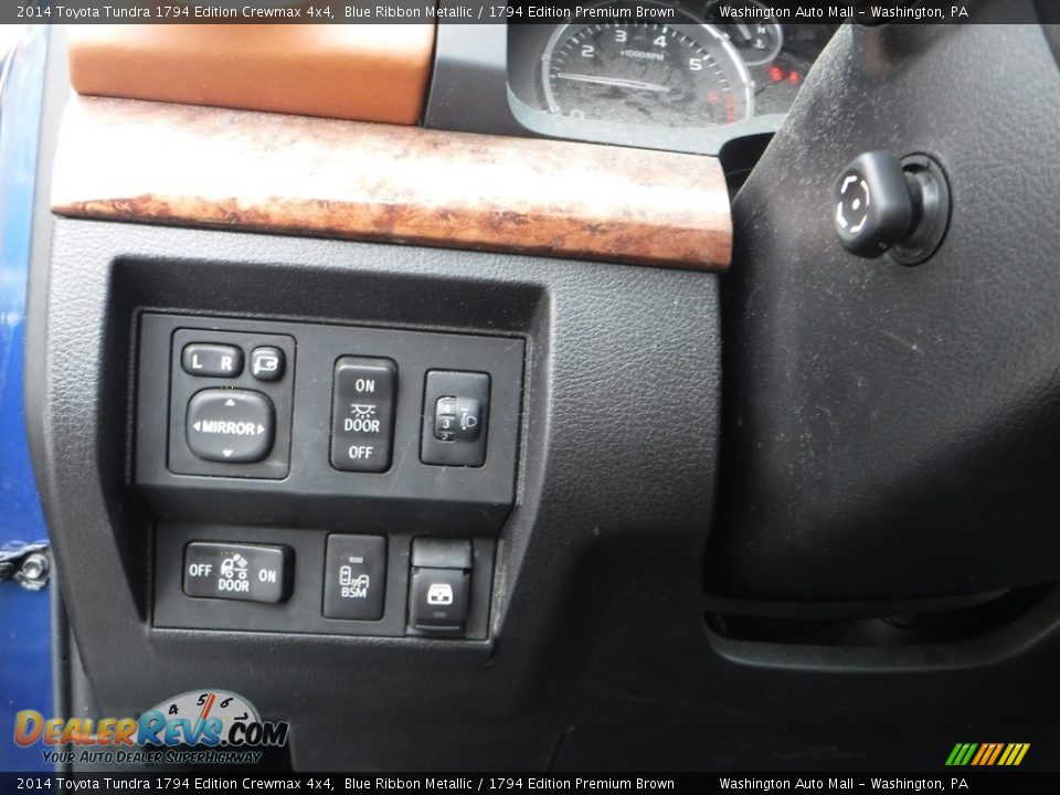 2014 Toyota Tundra 1794 Edition Crewmax 4x4 Blue Ribbon Metallic / 1794 Edition Premium Brown Photo #23
