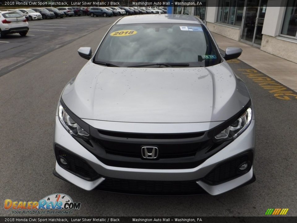 2018 Honda Civic Sport Hatchback Lunar Silver Metallic / Black Photo #4