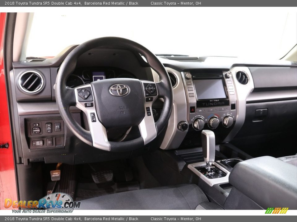 2018 Toyota Tundra SR5 Double Cab 4x4 Barcelona Red Metallic / Black Photo #6