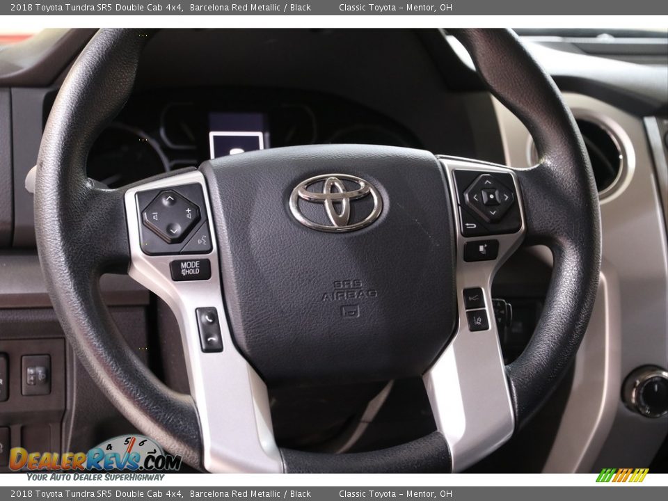 2018 Toyota Tundra SR5 Double Cab 4x4 Barcelona Red Metallic / Black Photo #7