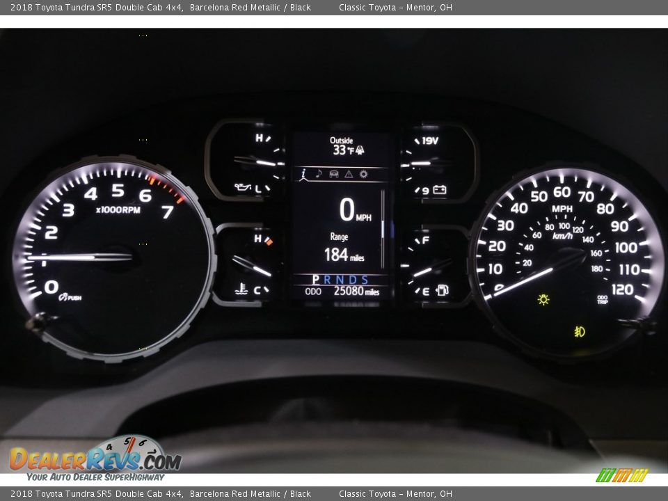 2018 Toyota Tundra SR5 Double Cab 4x4 Barcelona Red Metallic / Black Photo #8