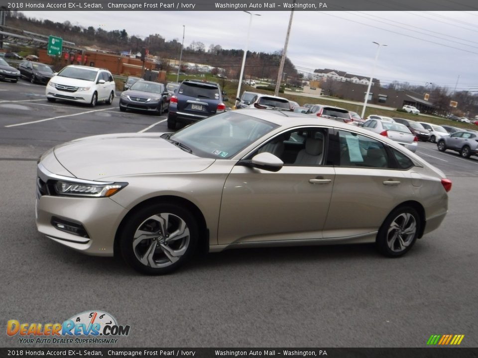 Champagne Frost Pearl 2018 Honda Accord EX-L Sedan Photo #7