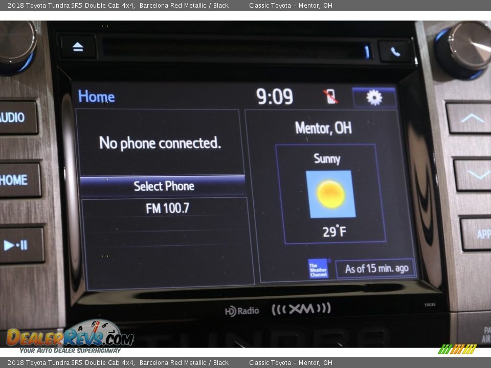 2018 Toyota Tundra SR5 Double Cab 4x4 Barcelona Red Metallic / Black Photo #10