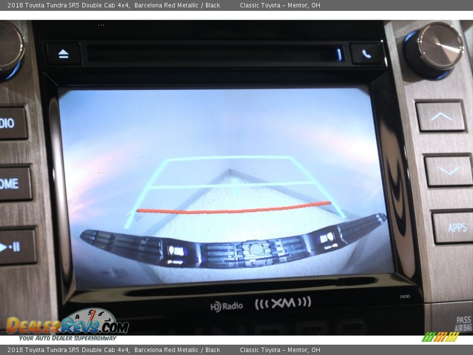 2018 Toyota Tundra SR5 Double Cab 4x4 Barcelona Red Metallic / Black Photo #12