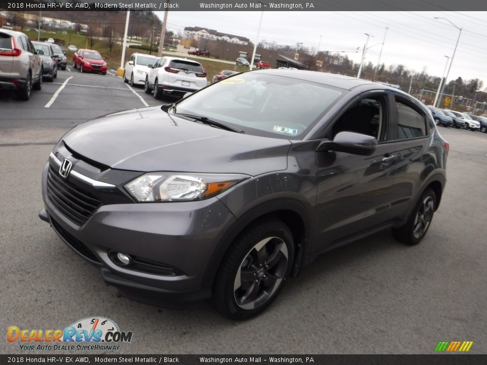 2018 Honda HR-V EX AWD Modern Steel Metallic / Black Photo #5