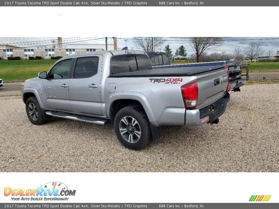 2017 Toyota Tacoma TRD Sport Double Cab 4x4 Silver Sky Metallic / TRD Graphite Photo #3