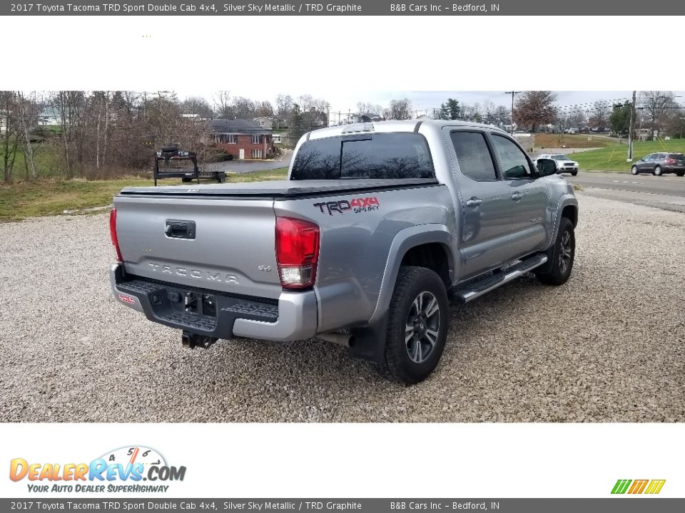 2017 Toyota Tacoma TRD Sport Double Cab 4x4 Silver Sky Metallic / TRD Graphite Photo #5