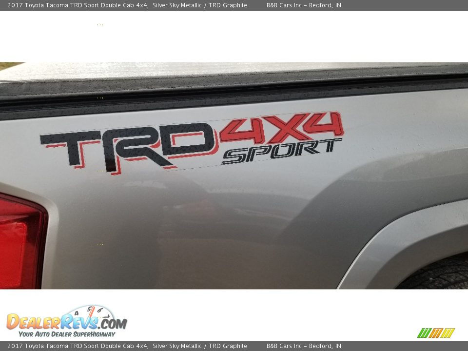 2017 Toyota Tacoma TRD Sport Double Cab 4x4 Silver Sky Metallic / TRD Graphite Photo #16