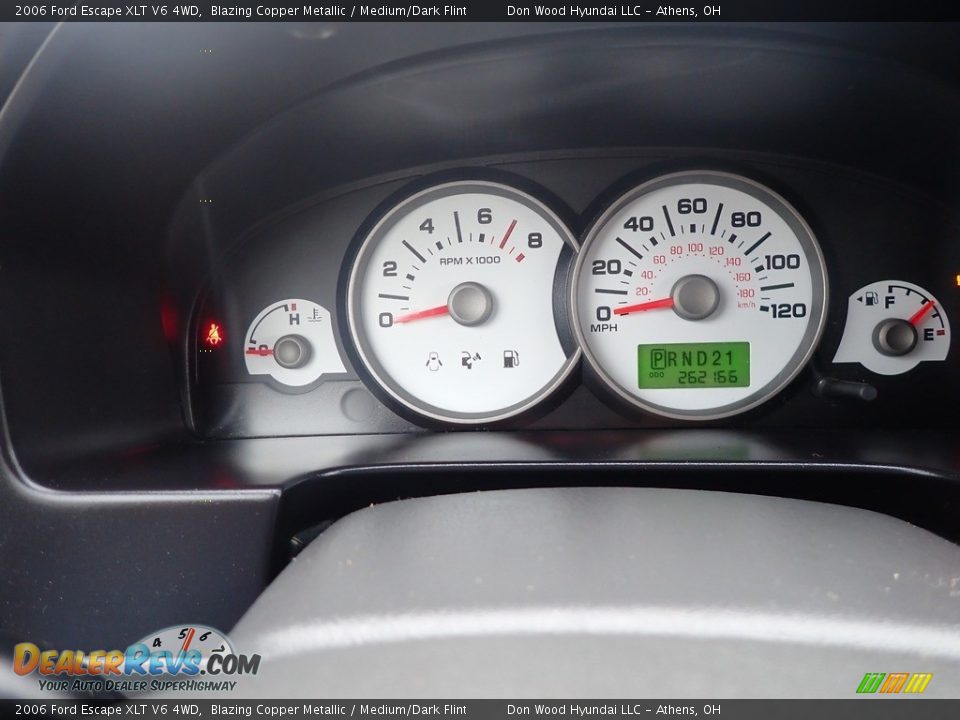 2006 Ford Escape XLT V6 4WD Blazing Copper Metallic / Medium/Dark Flint Photo #17