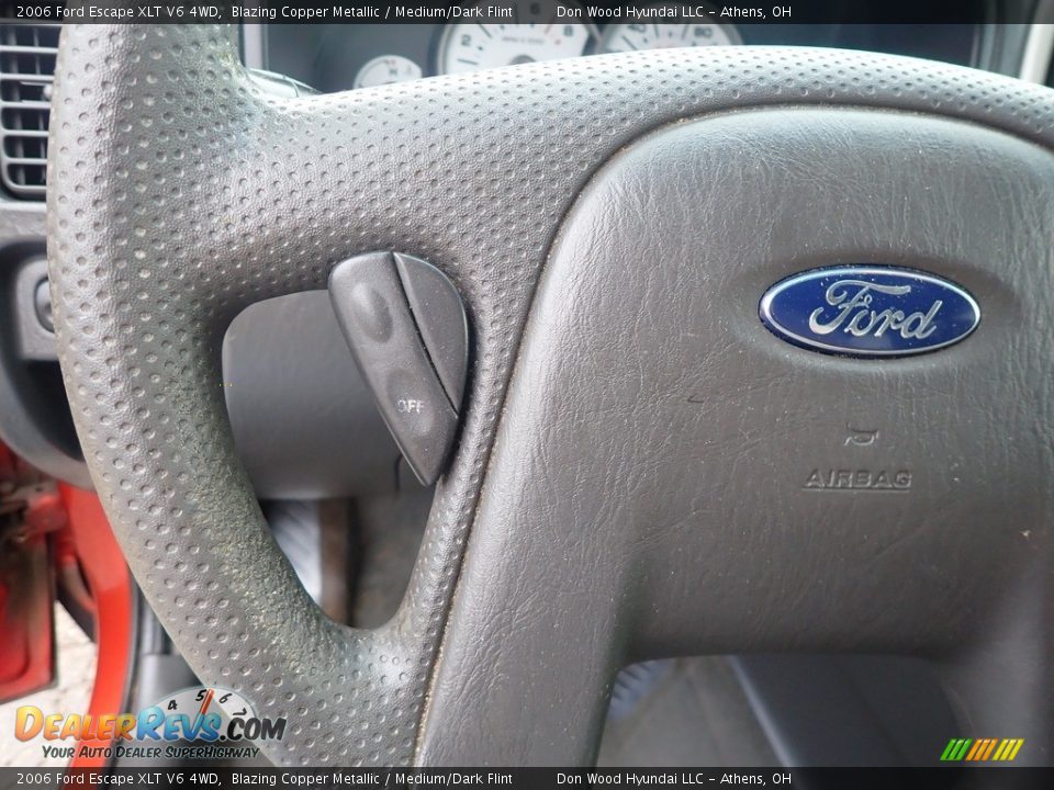 2006 Ford Escape XLT V6 4WD Blazing Copper Metallic / Medium/Dark Flint Photo #18