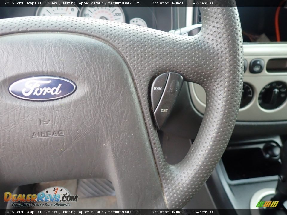 2006 Ford Escape XLT V6 4WD Blazing Copper Metallic / Medium/Dark Flint Photo #19