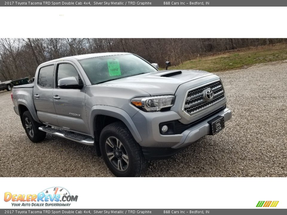 2017 Toyota Tacoma TRD Sport Double Cab 4x4 Silver Sky Metallic / TRD Graphite Photo #20