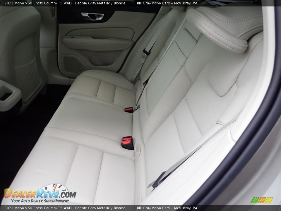 Rear Seat of 2021 Volvo V60 Cross Country T5 AWD Photo #8